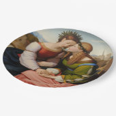 イタリアとドイツ（姉妹としてのイタリアとドイツ） ペーパープレート (アングル)