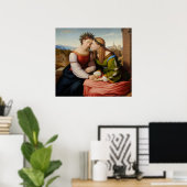 イタリアとドイツ（姉妹としてのイタリアとドイツ） ポスター (ホームオフィス)