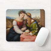 イタリアとドイツ(姉妹としてのイタリアとドイツ) マウスパッド (マウス)