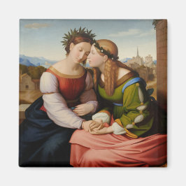 イタリアとドイツ（姉妹としてのイタリアとドイツ） マグネット