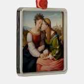 イタリアとドイツ（姉妹としてのイタリアとドイツ） メタルオーナメント (右)