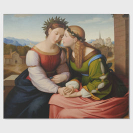 イタリアとドイツ（姉妹としてのイタリアとドイツ） ラッピングペーパー