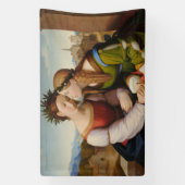 イタリアとドイツ（姉妹としてのイタリアとドイツ） 横断幕 (縦)