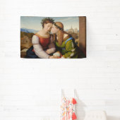 イタリアとドイツ（姉妹としてのイタリアとドイツ） 横断幕 (インサイチュ)