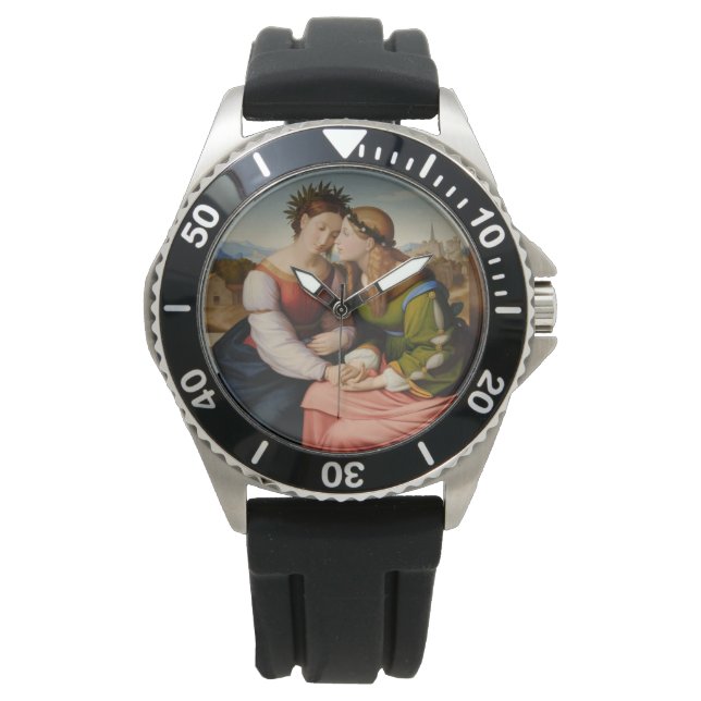 イタリアとドイツ（姉妹としてのイタリアとドイツ） 腕時計 (正面)