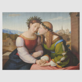 イタリアとドイツ(姉妹としてのイタリアとドイツ) 薄葉紙