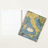 イタリアとバチカン市の地図 プランナー手帳 (ディスプレー)