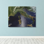 イタリアとフランス南東部 キャンバスプリント (インサイチュ (ウッドフロア))