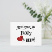 イタリアにいる誰かが私を愛している ポストカード (スタンド正面)