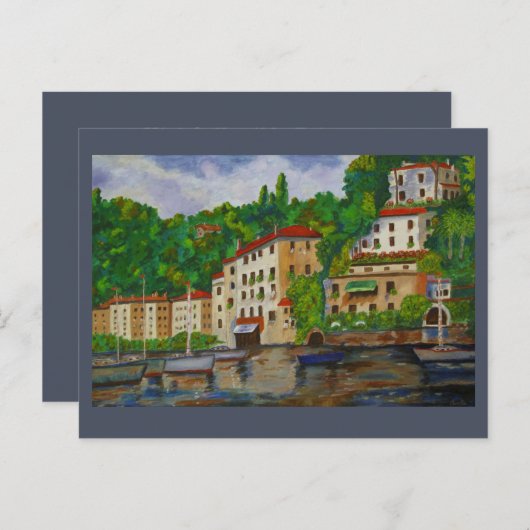 イタリアにアパートホテル – ミニコレクタブルプリント ポストカード (正面/裏面)