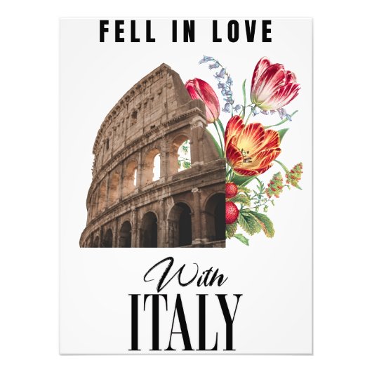 イタリアに恋をした フォトプリント (正面)