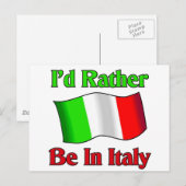 イタリアに行きたい ポストカード (正面/裏面)