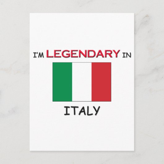 イタリアに行きたい ポストカード (正面)