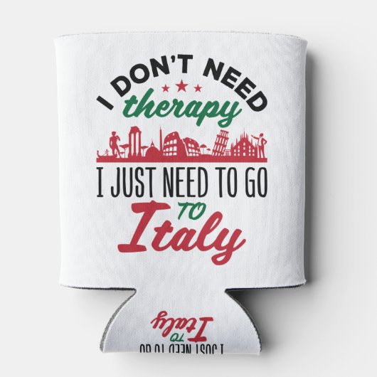 イタリアに行く必要があるセラピーは必要ない 缶クーラー (裏面)