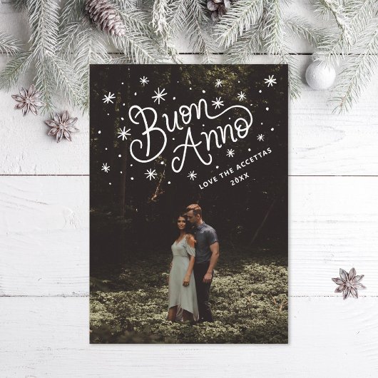 イタリアのお正月 フォト シーズンカード