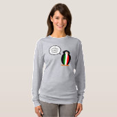 イタリアのしゃべるペンギンさんカスタマイズ商品 Tシャツ (正面フル)