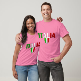イタリアのためのイタリアの盾のイタリアのロゴ国旗 Tシャツ