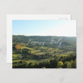 イタリアのはがき、トスカーナ ポストカード (正面/裏面)