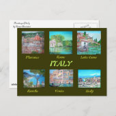 イタリアのはがき ポストカード (正面/裏面)