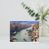 イタリアのはがき、大運河、ヴェネツィア。 ポストカード (スタンド正面)