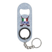 イタリアのアイスホッケーロゴ キーホルダー栓抜き (裏面)