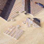 イタリアのアッシジにある聖フランシス大聖堂の眺め ジグソーパズル (側面)