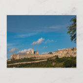 イタリアのアッシジの空撮 ポストカード (正面)