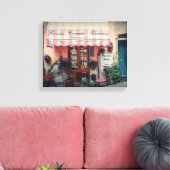 イタリアのアパートメント14インチx 11インチ、1.5インチ独身の、 キャンバスプリント (インサイチュ (リビング))