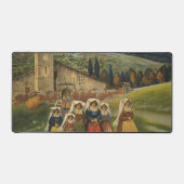 イタリアのアブルッツォのためのヴィンテージ旅行ポスター。 デスクマット (正面)