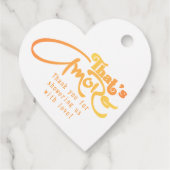 イタリアのアペロールカクテル That's Amore ブライズシャワー フェイバータグ (裏面)