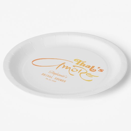 イタリアのアペロールカクテル That's Amore ブライズシャワー ペーパープレート (アングル)