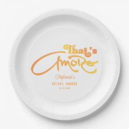 イタリアのアペロールカクテル　That's Amore ブライズシャワー ペーパープレート