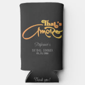 イタリアのアペロールカクテル　That's Amore ブライダルシャワー スリム缶クーラー (正面)