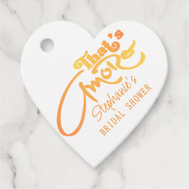 イタリアのアペロールカクテル　That's Amore ブライダルシャワー フェイバータグ
