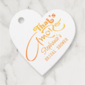 イタリアのアペロールカクテル That's Amore ブライダルシャワー フェイバータグ (正面)