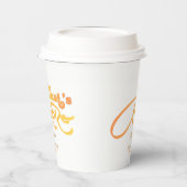 イタリアのアペロールカクテル　That's Amore ブライダルシャワー 紙コップ (左)