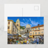 イタリアのアマルフィ海岸の絵葉書 ポストカード (正面/裏面)