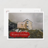 イタリアのアルパインハットビワコティツィアーノドロミティ – ポストカード (正面/裏面)