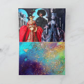 イタリアのアンティーク人形・マスカレードマスク・コスチューム カード (内部)