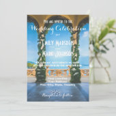 イタリアのアーチェ 結婚式招待状 エレガント 招待状 (スタンド正面)