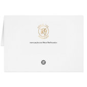 イタリアのアーチエレガントサンキューノート (裏面横)