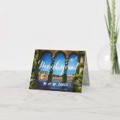 イタリアのアーチエレガントズ感謝の注 サンキューカード (正面)