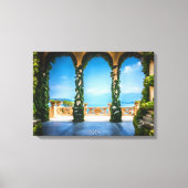 イタリアのアーチカラフルフォトアエレガントート キャンバスプリント (正面)