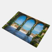 イタリアのアーチカラフルフォトアエレガントート ドアマット (アングル)