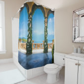 イタリアのアーチ シャワーカーテン (インサイチュ)