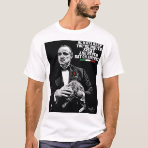 イタリアのイタリアンな旗のおもしろい家族愛食糧生命はからかいます Tシャツ