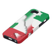 イタリアのイタリアンな旗のiPhone 5の穹窖Tough™ Case-Mate iPhoneケース (下部)