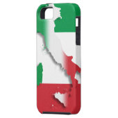 イタリアのイタリアンな旗のiPhone 5の穹窖Tough™ Case-Mate iPhoneケース (裏面左)