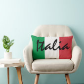 イタリアのイタリアンな旗のMoJoの枕 ランバークッション (椅子)