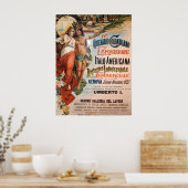 イタリアのイマジン・ダ・ジェノヴァ。1892 ポスター (キッチン)